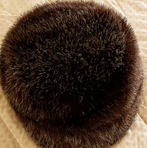 Winter beret fur hat, (Unisex)
